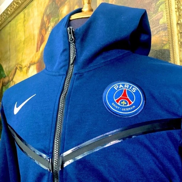 Nike PSG Paris Saint Germain Tech Fleece Warm Up Training Full Set ⚽️ - Picture 6 of 13